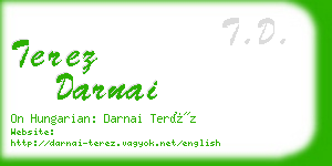 terez darnai business card